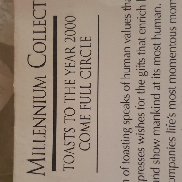 Crystal Wine Bottle coaster 🌟NIB 🌟 Waterford Millennium edition - Picture 7 of 9